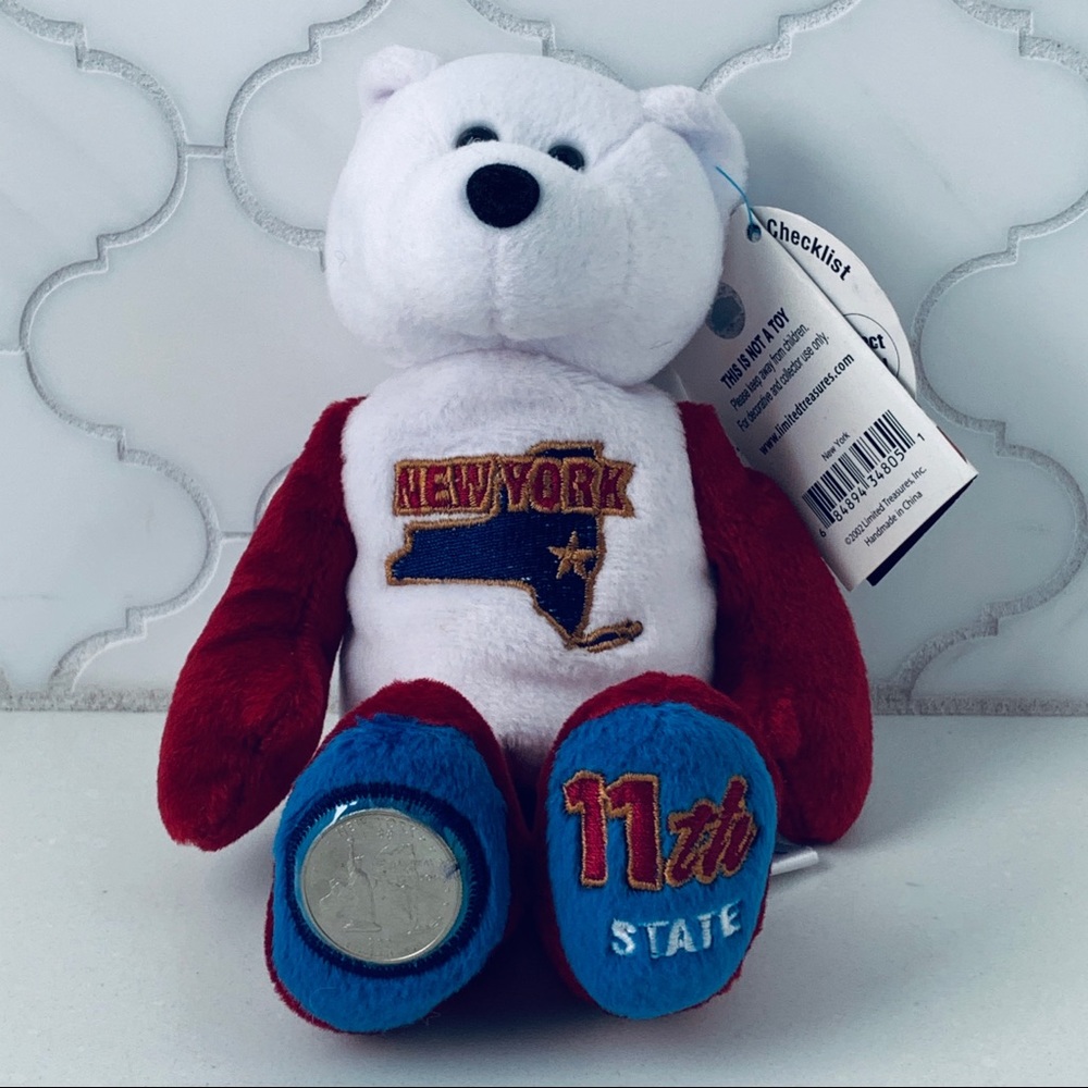 Limited Treasures New York State Quarter Bear #11